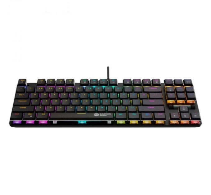Canyon Клавіатура Canyon Cometstrike GK-50 RGB TKL USB UA Black (CND-SKB50-US)