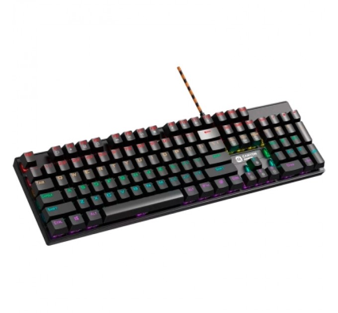Canyon Клавіатура Canyon Deimos GK-4 Rainbow LED USB UA Black (CND-SKB4-US)