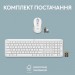Logitech Комплект Logitech MK950 Bluetooth/Wireles UA Off-White (920-012491)