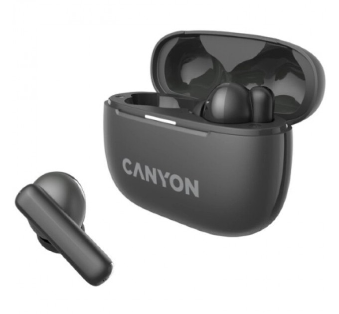 Canyon Навушники Canyon TWS-10 OnGo ANC ENC Graphite (CNS-TWS10B)