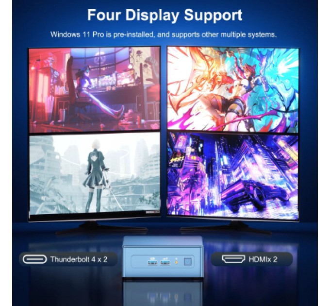 GEEKOM Комп'ютер GEEKOM Mini IT13 / i7-13620H, 32GB, SSD 1TB, WIN11 Pro (GMIT13i713620-321T-EU)