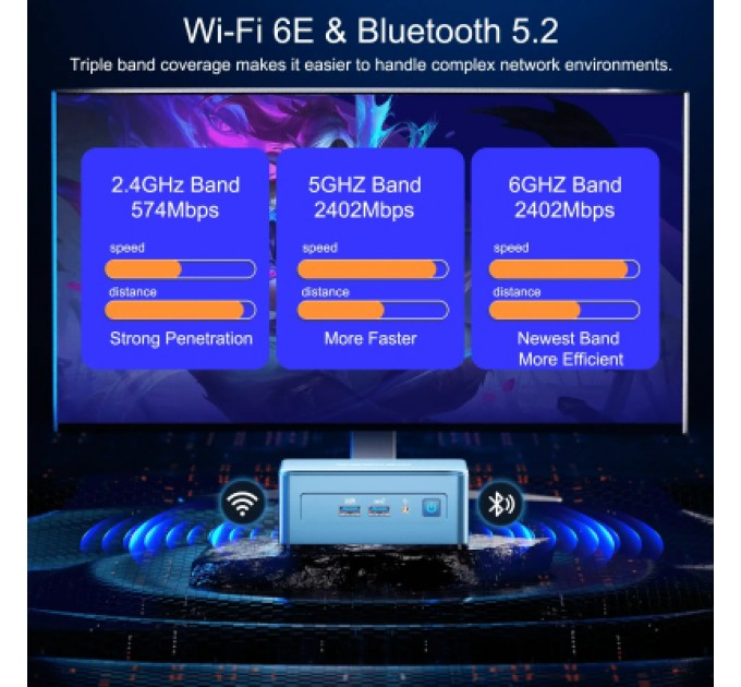 GEEKOM Комп'ютер GEEKOM Mini IT13 / i7-13620H, 32GB, SSD 1TB, WIN11 Pro (GMIT13i713620-321T-EU)