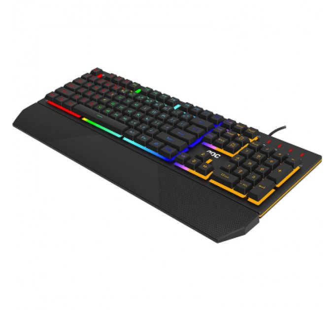 AOC Клавіатура AOC GK200 Rainbow LED USB Black (GK200D32R)