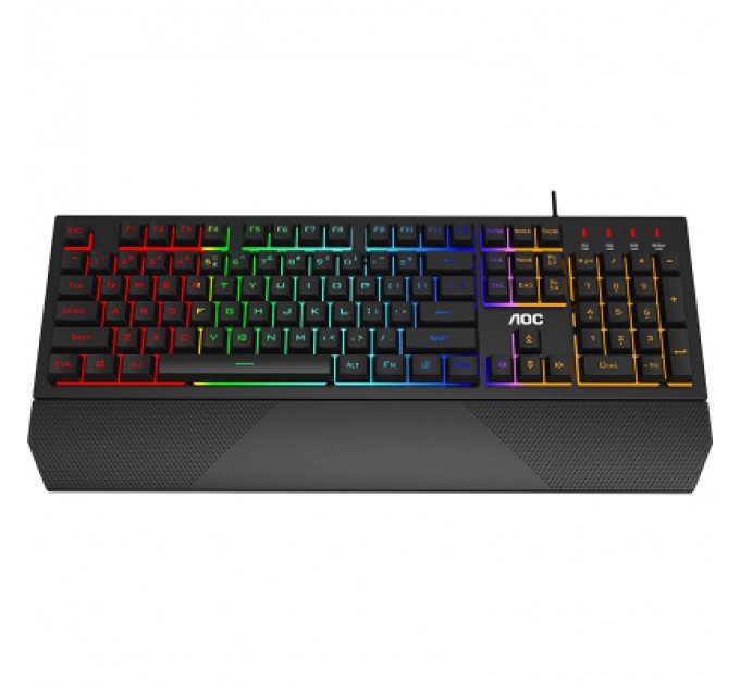 AOC Клавіатура AOC GK200 Rainbow LED USB Black (GK200D32R)