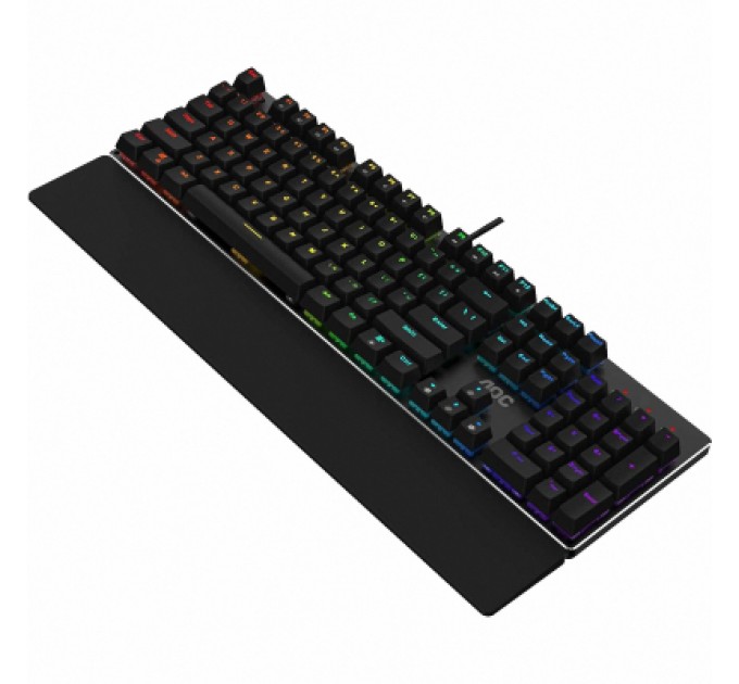AOC Клавіатура AOC GK500 RGB Outemu Red USB Black (GK500DR2R)