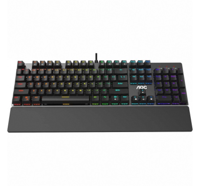 AOC Клавіатура AOC GK500 RGB Outemu Red USB Black (GK500DR2R)