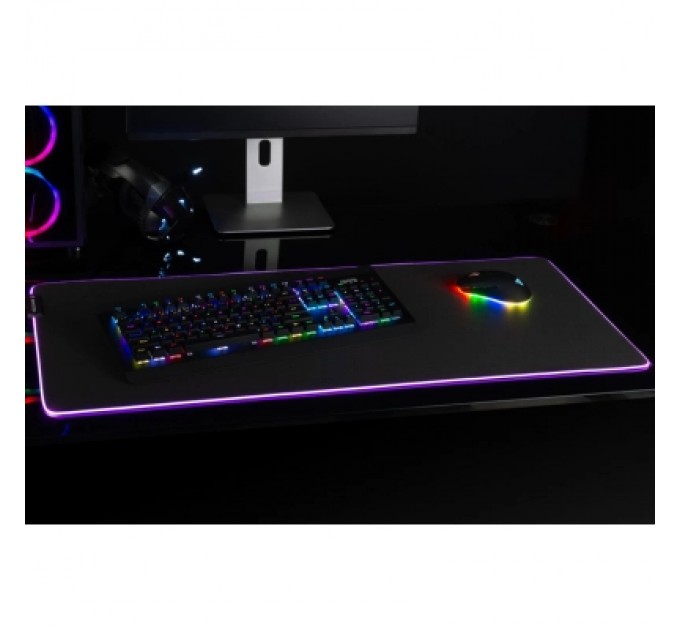 Modecom Килимок для мишки Modecom Volcano Aira RGB Control Black (PMK-MC-VOLCANO-AIRA-RGB)