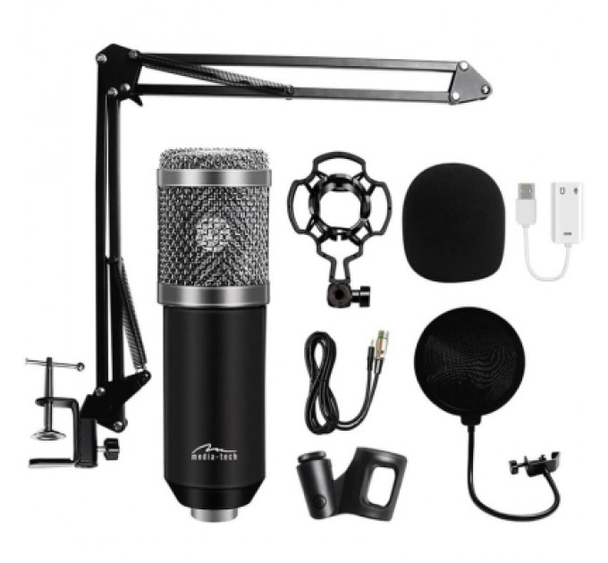 Media-Tech Мікрофон Media-Tech Професійний набір XLR USB (MT397S)