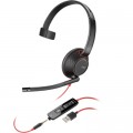 Poly Навушники Poly BlackWire 5210 USB-A HS Mono Black (80R98AA)