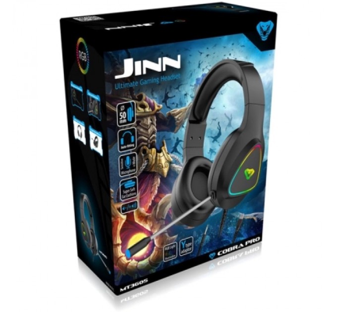 Media-Tech Навушники Media-Tech Cobra Pro Jinn RGB Black (MT3605)