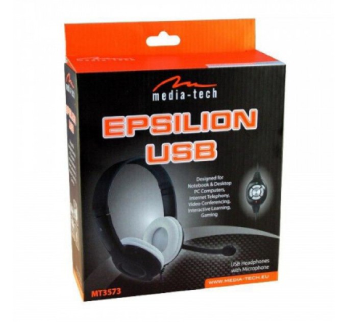 Media-Tech Навушники Media-Tech Epsilion USB Black (MT3573)