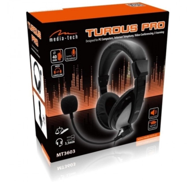 Media-Tech Навушники Media-Tech Turdus Pro Black (MT3603)