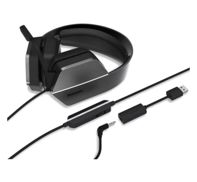 Philips Навушники Philips Wired Gaming Headset 7.1 USB+ 3.5 мм (TAG4106BK/00)