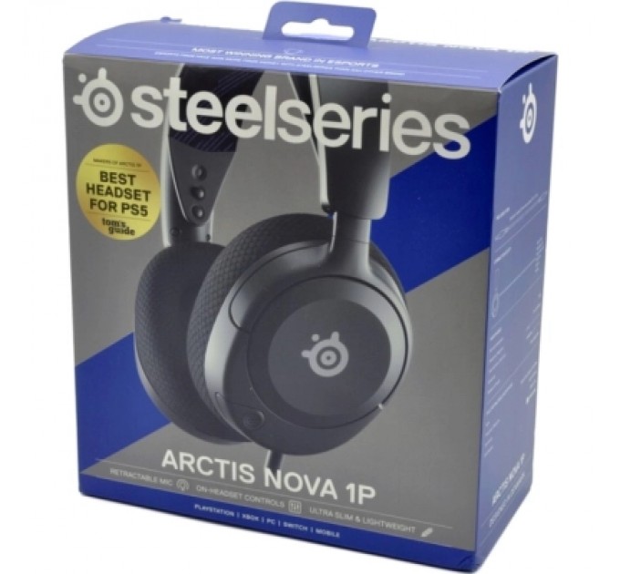 SteelSeries Навушники SteelSeries Arctis Nova 1P Black (61611)