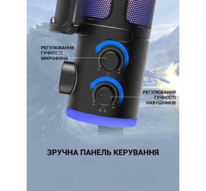 Fifine Мікрофон Fifine AM6 USB Black (AM6)