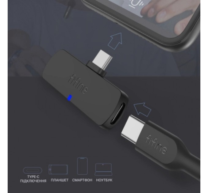 Fifine Мікрофон Fifine M6 Wireless Black (M6)