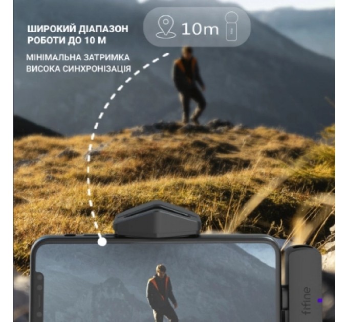 Fifine Мікрофон Fifine M6 Wireless Black (M6)