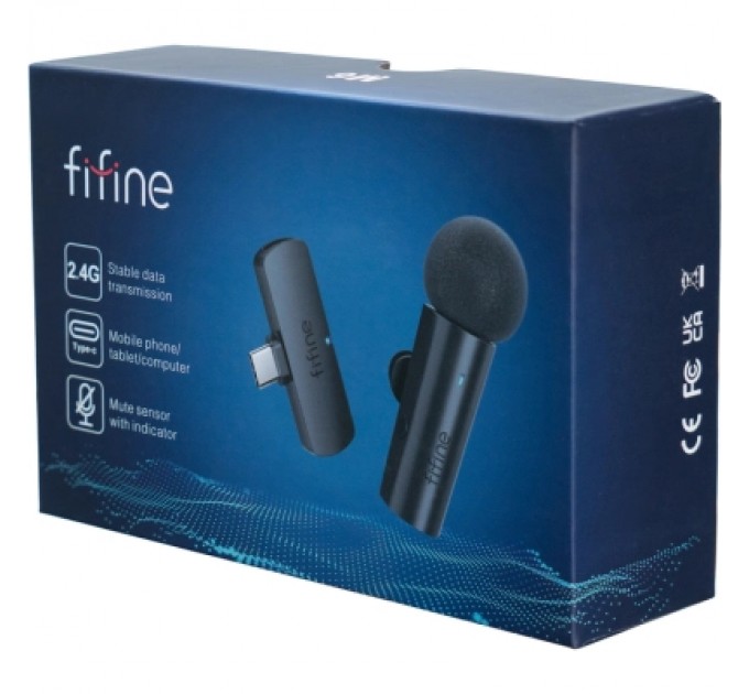Fifine Мікрофон Fifine M6 Wireless Black (M6)