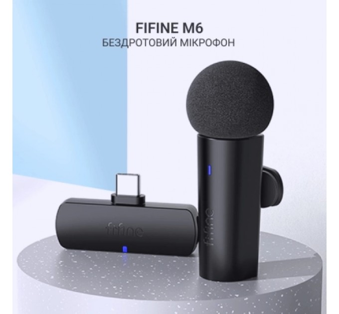 Fifine Мікрофон Fifine M6 Wireless Black (M6)