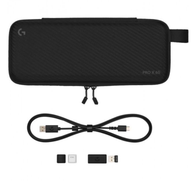 Logitech Клавіатура Logitech G Pro X 60 Lightspeed GX Tactile Wireless/Bluetooth UA Black (920-011911)