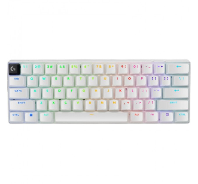 Logitech Клавіатура Logitech G Pro X 60 Lightspeed GX Tactile Wireless/Bluetooth UA White (920-011930)