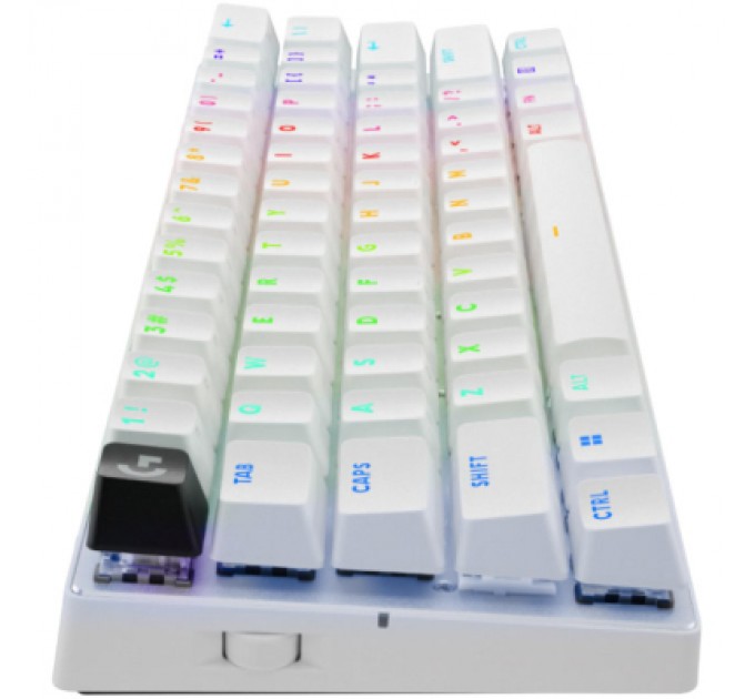 Logitech Клавіатура Logitech G Pro X 60 Lightspeed GX Tactile Wireless/Bluetooth UA White (920-011930)