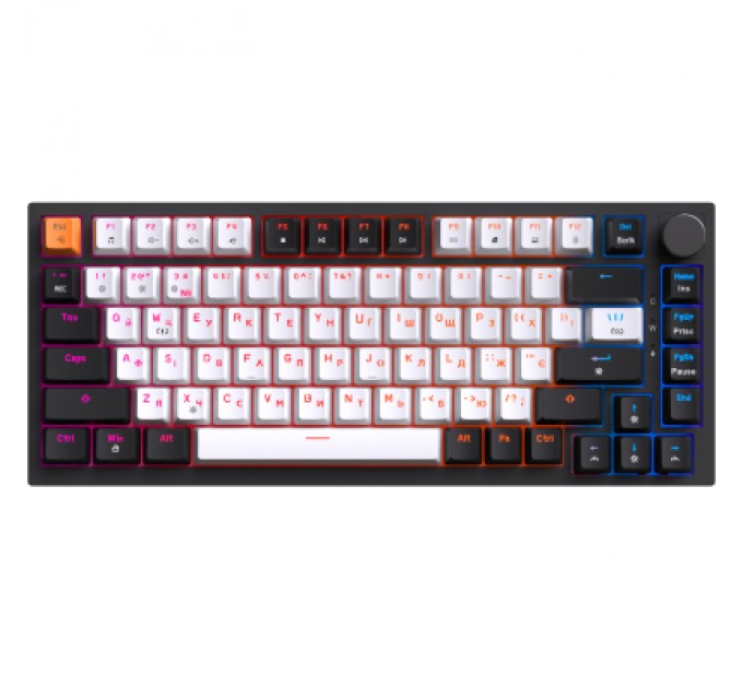 GamePro Клавіатура GamePro MK160B Hot-Swap Red Swich RGB USB UA Black (MK160B)