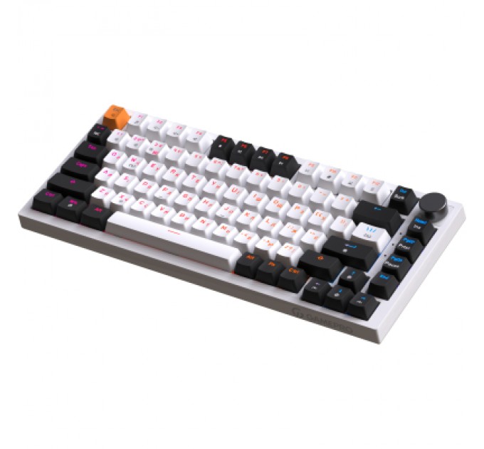 GamePro Клавіатура GamePro MK160W Hot-Swap Red Swich RGB USB UA White (MK160W)