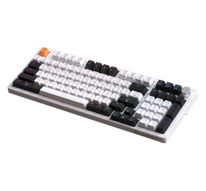 GamePro Клавіатура GamePro MK170W Hot-Swap Red Swich RGB USB UA White (MK170W)