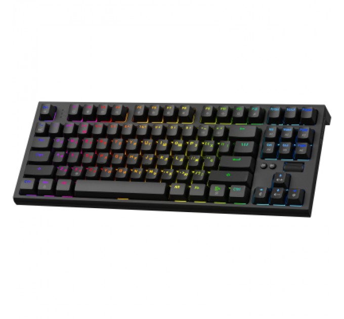 GamePro Клавіатура GamePro MK180B Hot-Swap Red Swich RGB USB UA Black (MK180B)