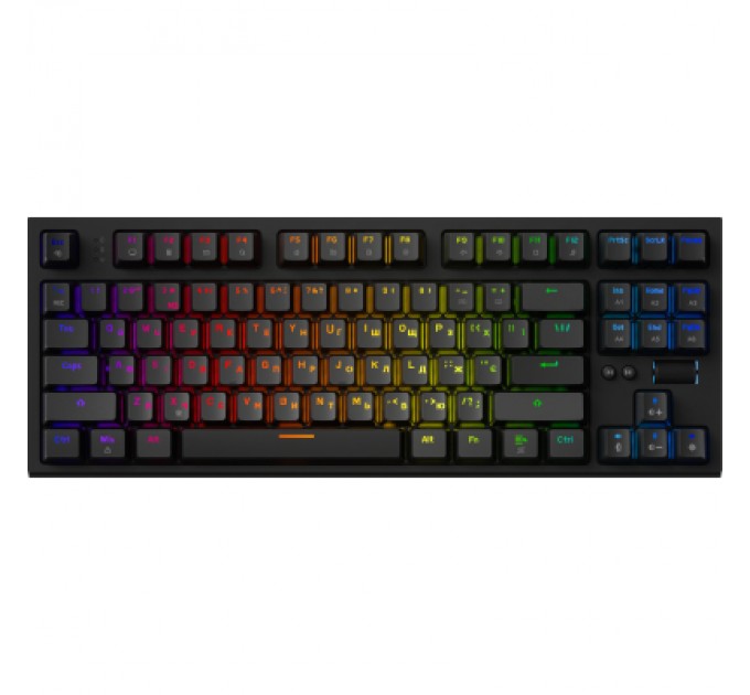 GamePro Клавіатура GamePro MK180B Hot-Swap Red Swich RGB USB UA Black (MK180B)