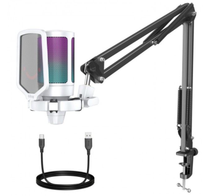 Fifine Мікрофон Fifine A6TW USB White (A6TW)