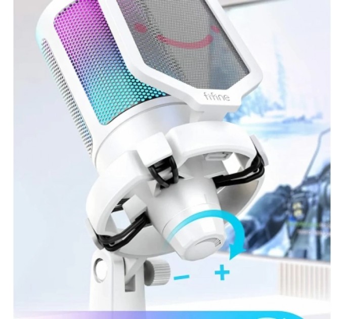Fifine Мікрофон Fifine A6TW USB White (A6TW)
