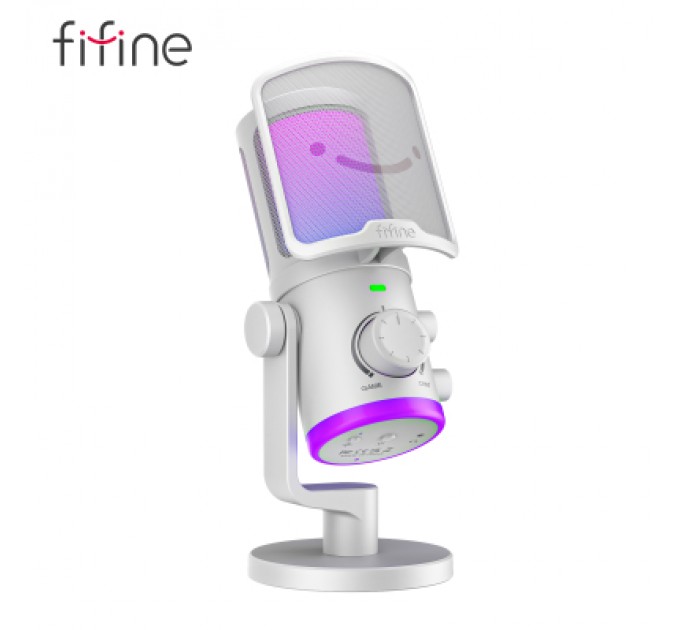 Fifine Мікрофон Fifine AM6W USB White (AM6W)