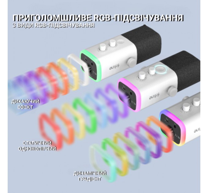 Fifine Мікрофон Fifine AM8W USB/XLR White (AM8W)