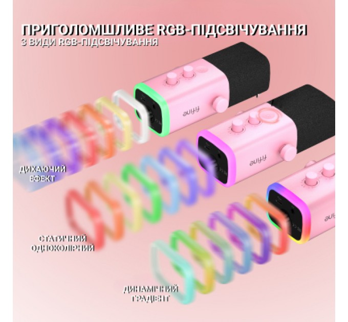 Fifine Мікрофон Fifine AM8P USB/XLR Pink (AM8P)