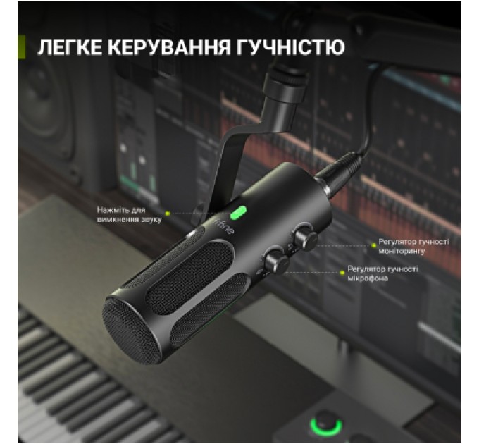 Fifine Мікрофон Fifine Tank 3 USB/XLR Black (Tank3)
