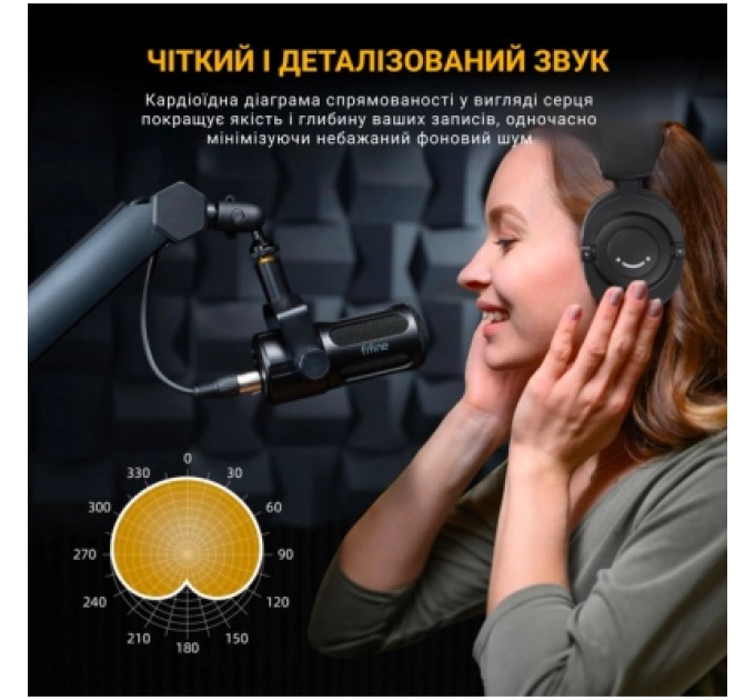 Fifine Мікрофон Fifine Tank1 XLR Black (Tank1)