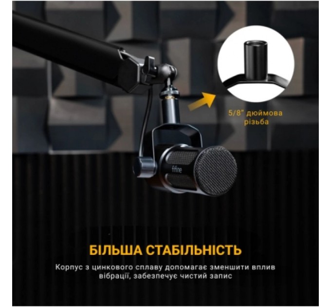 Fifine Мікрофон Fifine Tank1 XLR Black (Tank1)