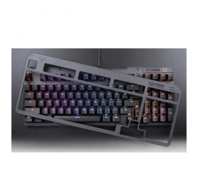 ASUS Клавіатура ASUS TUF Gaming K3 Gen II Opti-Mech RGB Red Switches USB UA Black (90MP0390-BKMA00)