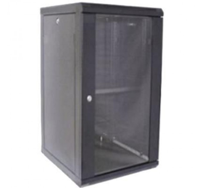 Hypernet Шафа настінна Hypernet 18U 19" 600x450 (WMNC-18U-FLAT-BLACK)