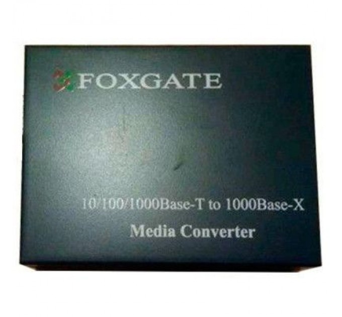 FoxGate Медіаконвертер FoxGate 10/100/1000Base-T RJ45 to 1000Base-SX/LX SFP slot (EC-SFP1000-FE/GE-LFP)