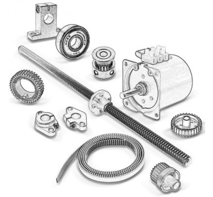 AHK Шестерня HP LJ P2035n/P2055d/dn аналог RU6-0680 96/21T AHK (3205835)