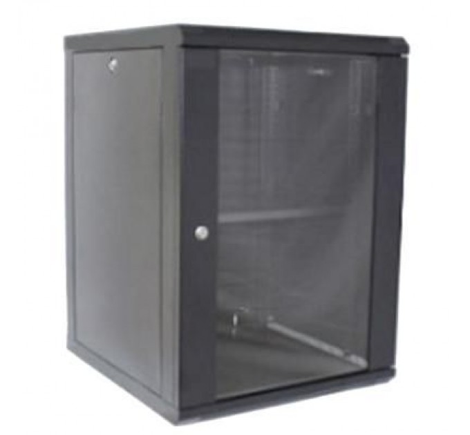 Hypernet Шафа настінна Hypernet 15U 19" 600x450 (WMNC-15U-FLAT-BLACK)