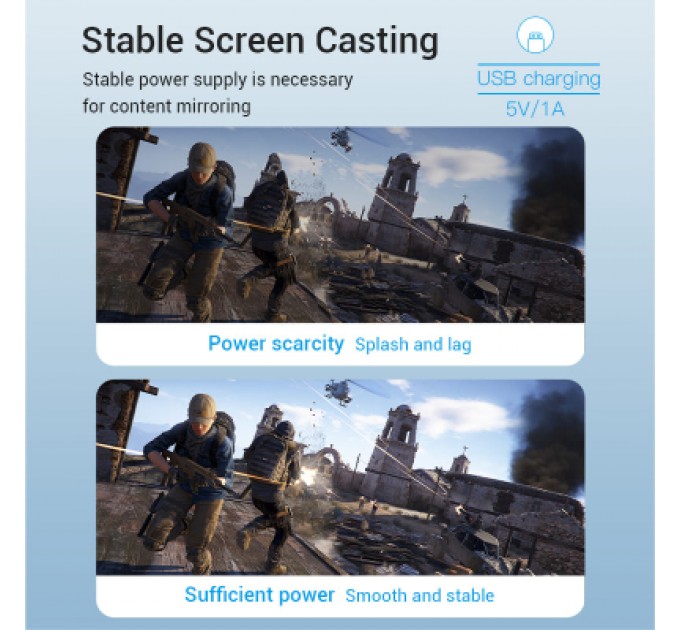 Vention Кабель мультимедійний USB-C 3.1 to HDMI 1.5m v.2.0 4K 60Hz USB Power Supply black Vention (CGTBG)