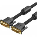 Vention Кабель мультимедійний DVI to DVI 24+1pin 3.0m 2K 60Hz ferrite Vention (EAEBI)