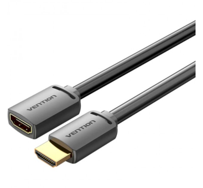 Vention Кабель мультимедійний HDMI M to HDMI F 2.0m V2.0 4K 60Hz PVC Vention (AHCBH)
