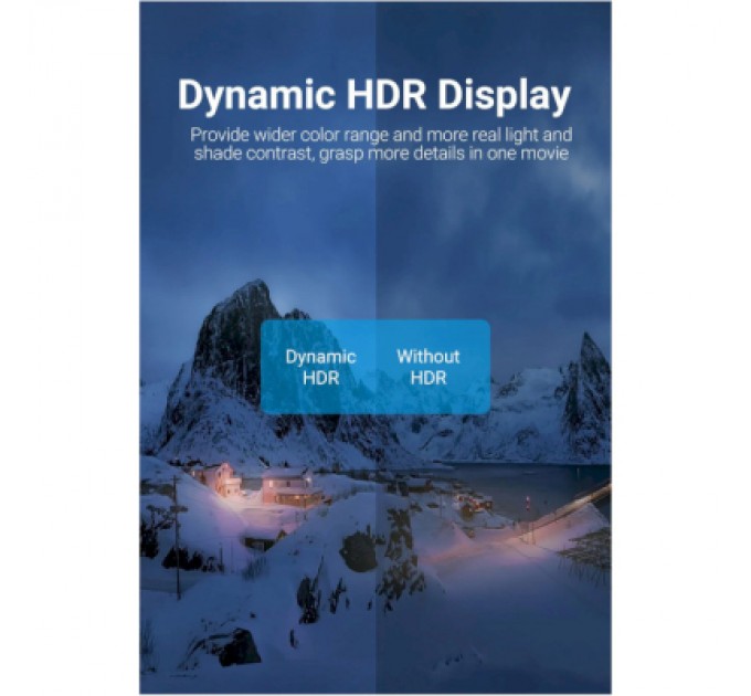 Vention Кабель мультимедійний HDMI to HDMI 1.5m V2.1 8K 60Hz Silver Metal Type Vention (ALCIG)