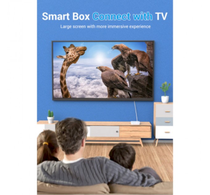 Vention Кабель мультимедійний HDMI to HDMI 2.0m V2.0 4K 60Hz Silver Metal Type Vention (AABIH)