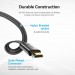 Vention Кабель мультимедійний HDMI to HDMI 2.0m V2.1 8K 60Hz flat Vention (ALKBH)